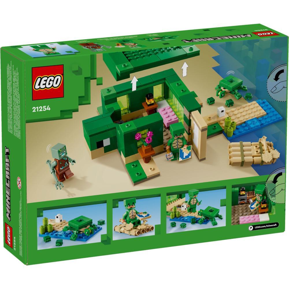 Duży zestaw klocków domek na plaży żółwi 21254 lego minecraft oryginalny dla dziecka nr. 4