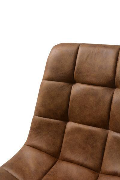 Zestaw krzeseł DEVER TAUPE 43x88x55 cm krzesło do jadalni salonu brązowy czarne nogi nr. 4