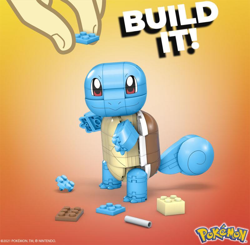 Figurka z klocków SQUIRTLE mega construx pokemon klocki dla dziecka 3 Full Screen