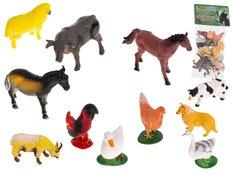 Figurki zwierzęta zagrodowe farma zestaw krowa koń 12szt - Miniaturka zdjęcia nr 1