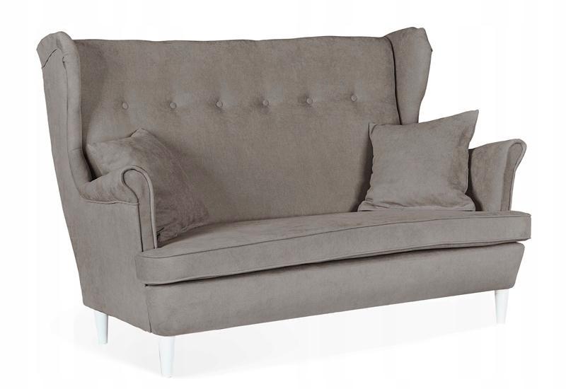 Zestaw wypoczynkowy mebli ARI 149x104x92 cm uszak sofa fotele pufy do salonu Enjoy beżowy nr. 2