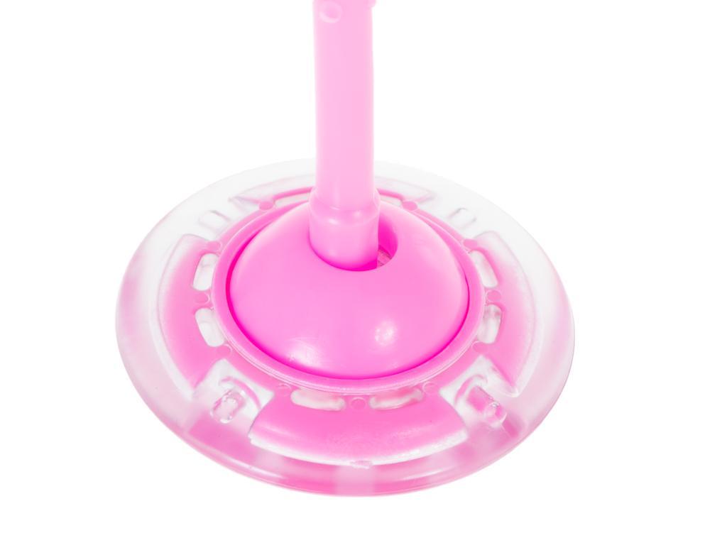 Hula hop na nogę skakanka piłka świecąca LED dla dzieci różowa 62x15x1cm nr. 3