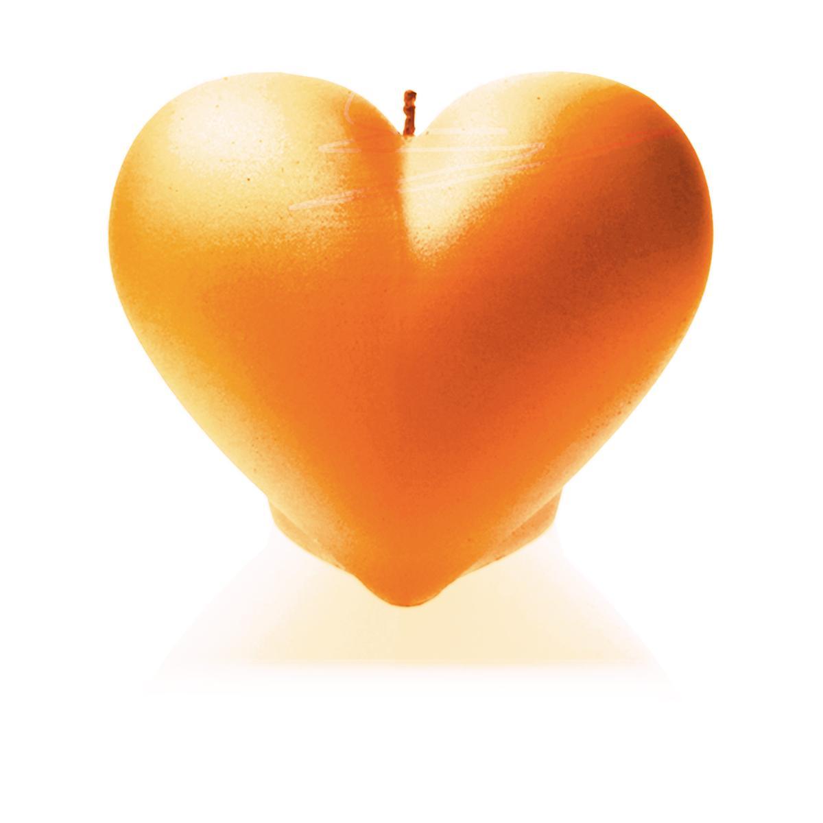 Świeca Heart Smooth Orange nr. 2