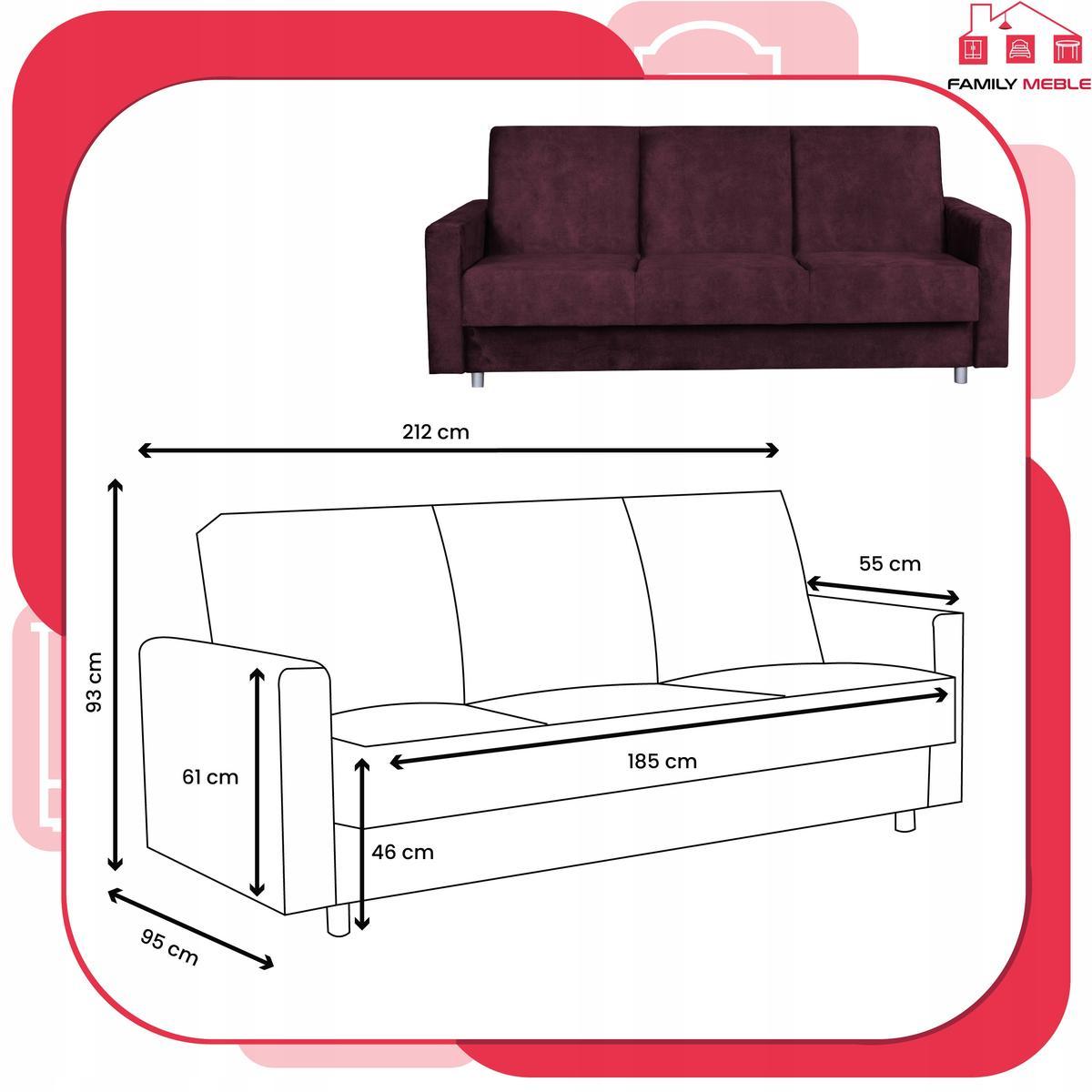 Wersalka sofa kanapa rozkładana Alicja FamilyMeble 8 Full Screen