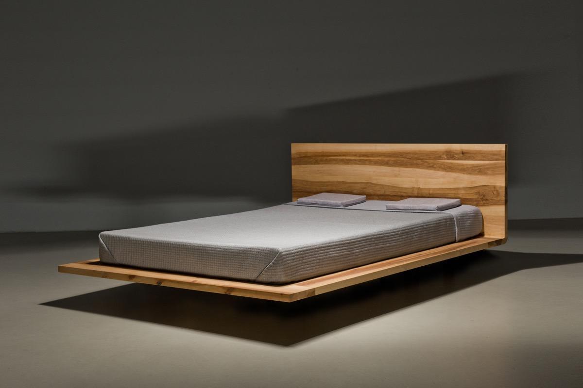 Łóżko MOOD 160x200 eleganckie, proste, nowoczesne, designerskie łóżko wykonane z litej olchy nr. 2
