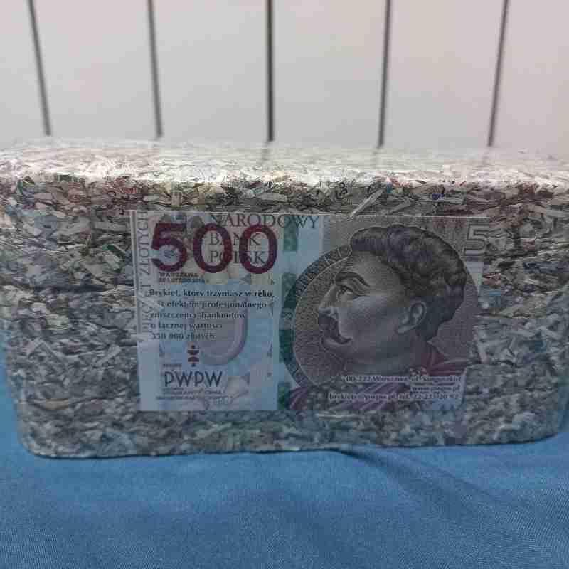 Konfetti kolekcja Prezent HIT brykiet 500zl banknotów nr. 1