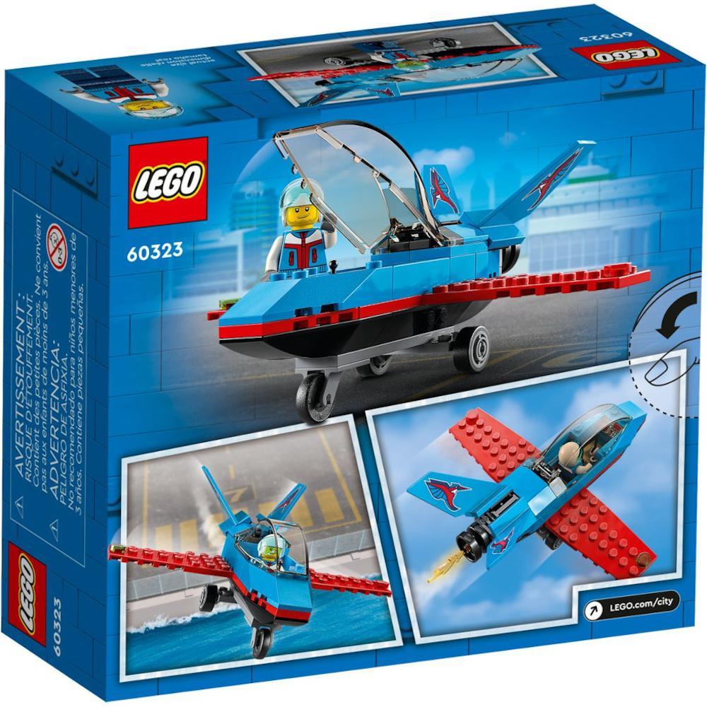 LEGO CITY oryginalny zestaw klocków samolot kaskaderski 60323 nr. 4