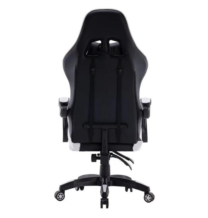 Fotel obrotowy Remus 66x115x62 cm biały krzesło do biura  nr. 5