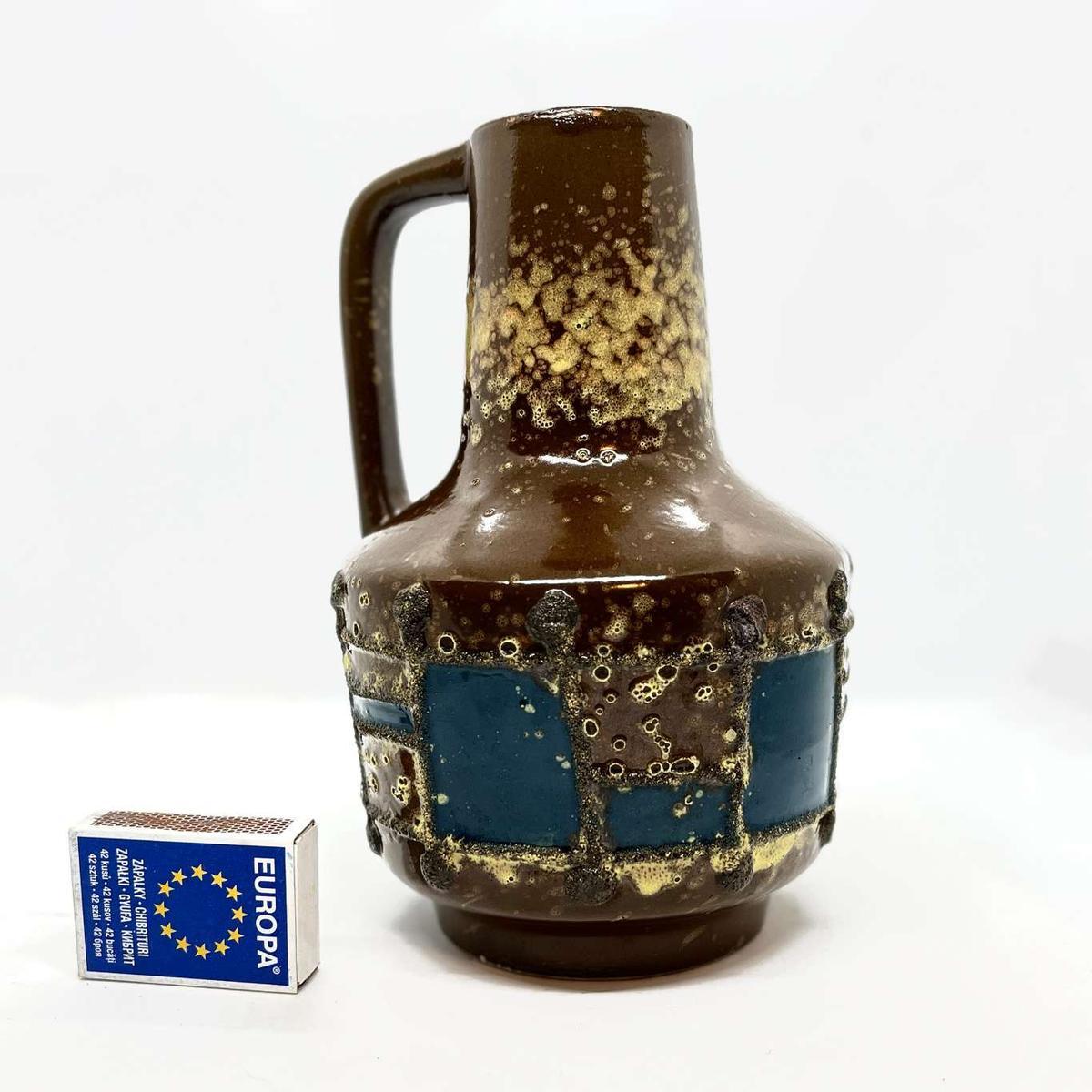 Ceramiczny wazon VEB Haldensleben, Niemcy, lata 70. nr. 7