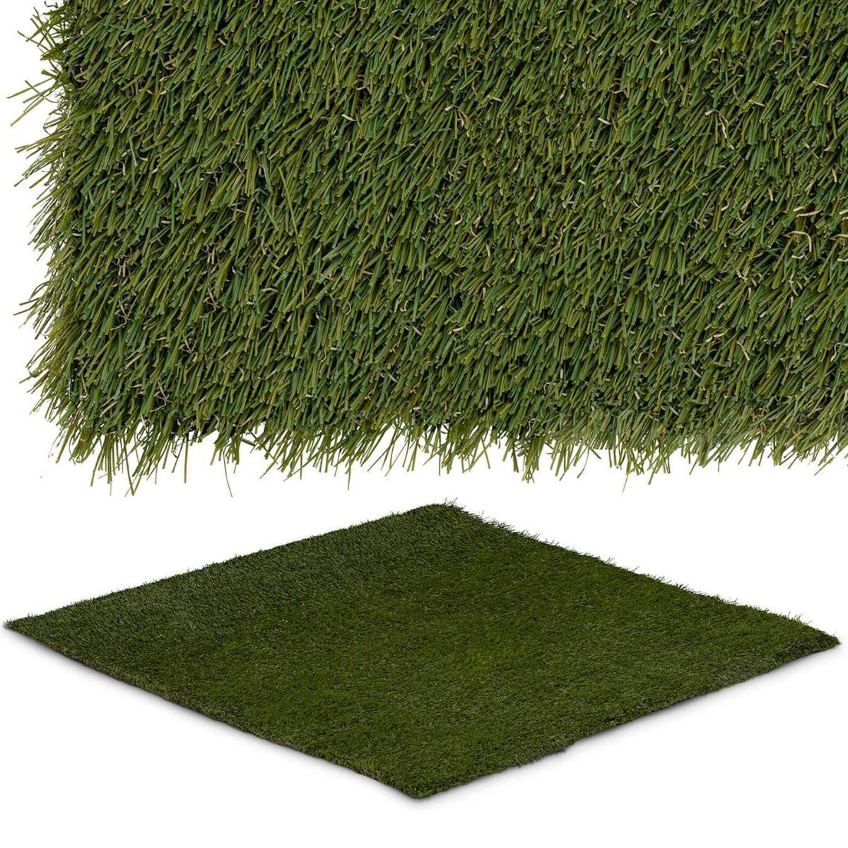 Sztuczna trawa na taras balkon miękka 30 mm 20/10 cm 100 x 100 cm nr. 1