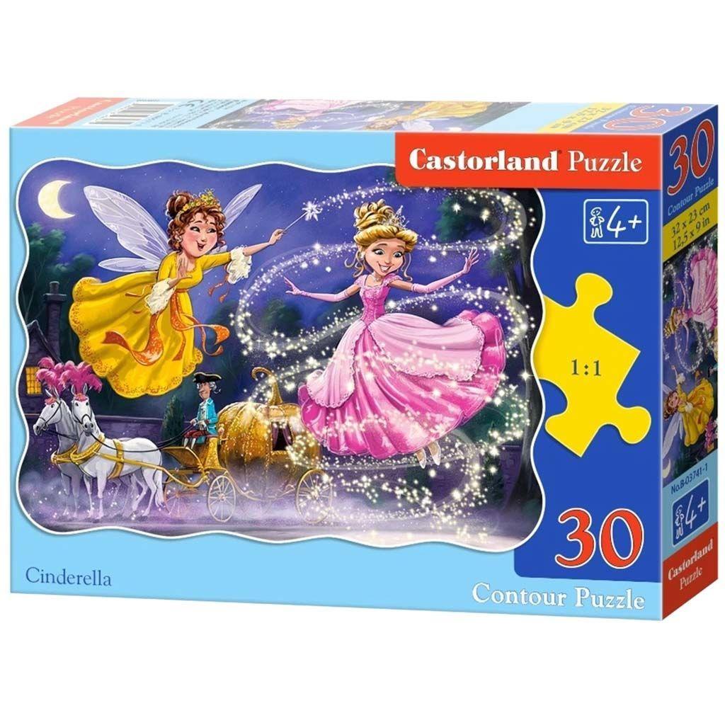 CASTORLAND Puzzle układanka 30 elementów Cinderella - Kopciuszek 4+ nr. 2