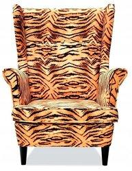 Fotel Uszak z podnóżkiem kolekcja ANIMALS tygrysek - Miniaturka zdjęcia nr 2