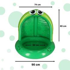 Basen dmuchany dla dziecka brodzik z daszkiem żaba 95cm - Miniaturka zdjęcia nr 3