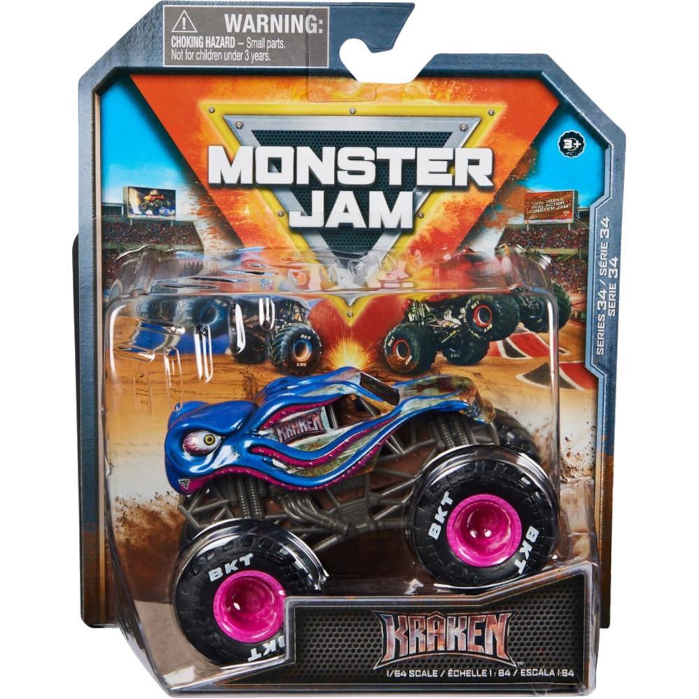 Monster Jam truck auto terenowe Spin Master 1-pak seria 34 Kraken 1:64 nr. 1