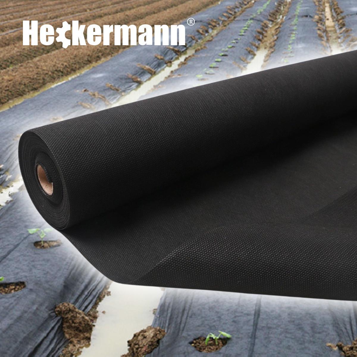 Agrowłóknina Heckermann 1,6x50m 100g/m2 Czarna nr. 2