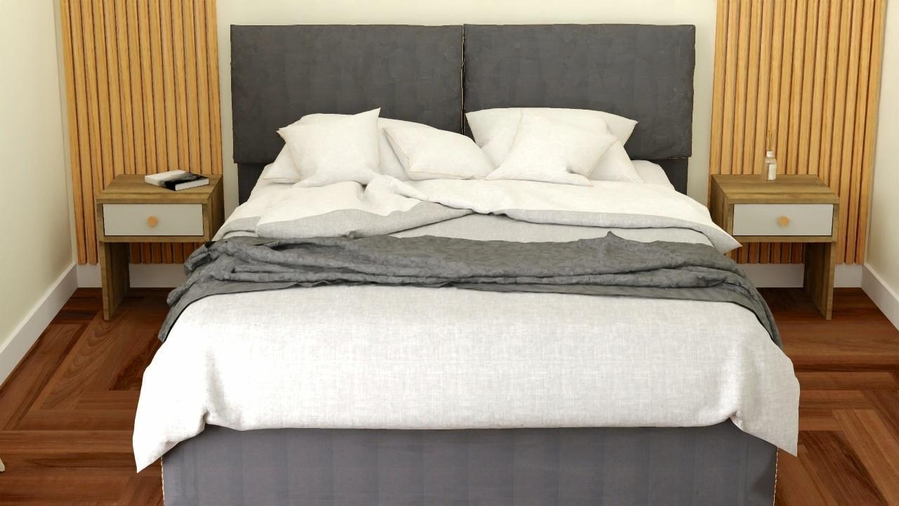 Szafka nocna MONODIS 40x46x40 cm do sypialni drewno retro front biały nr. 3