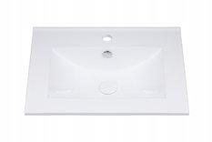 Zestaw mebli łazienkowych LINE z umywalką 60 cm + słupek 165 cm 3 elementy front MDF biały - Miniaturka zdjęcia nr 6