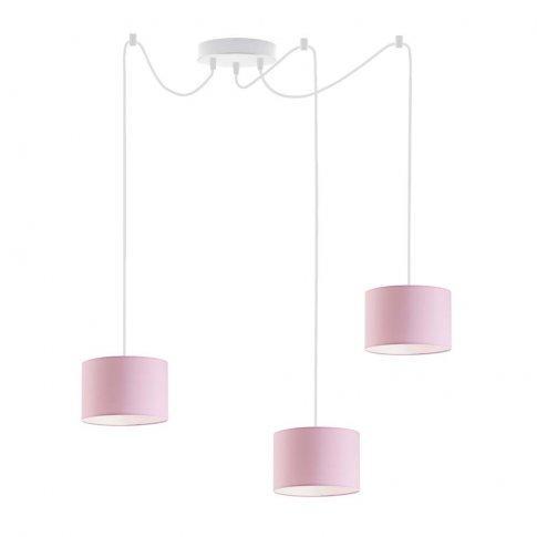 Lampa wisząca WAIKIKI W3 200x17,5x12 cm do salonu z regulacją różowa nr. 1