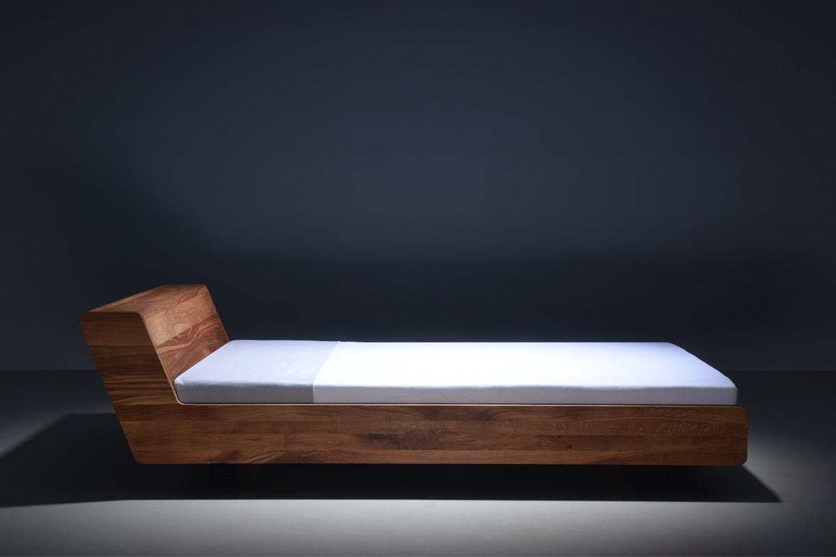 Łóżko LUGO 160x200 elegancka modna rama z litego drewna olchowego z zagłówkiem nr. 6