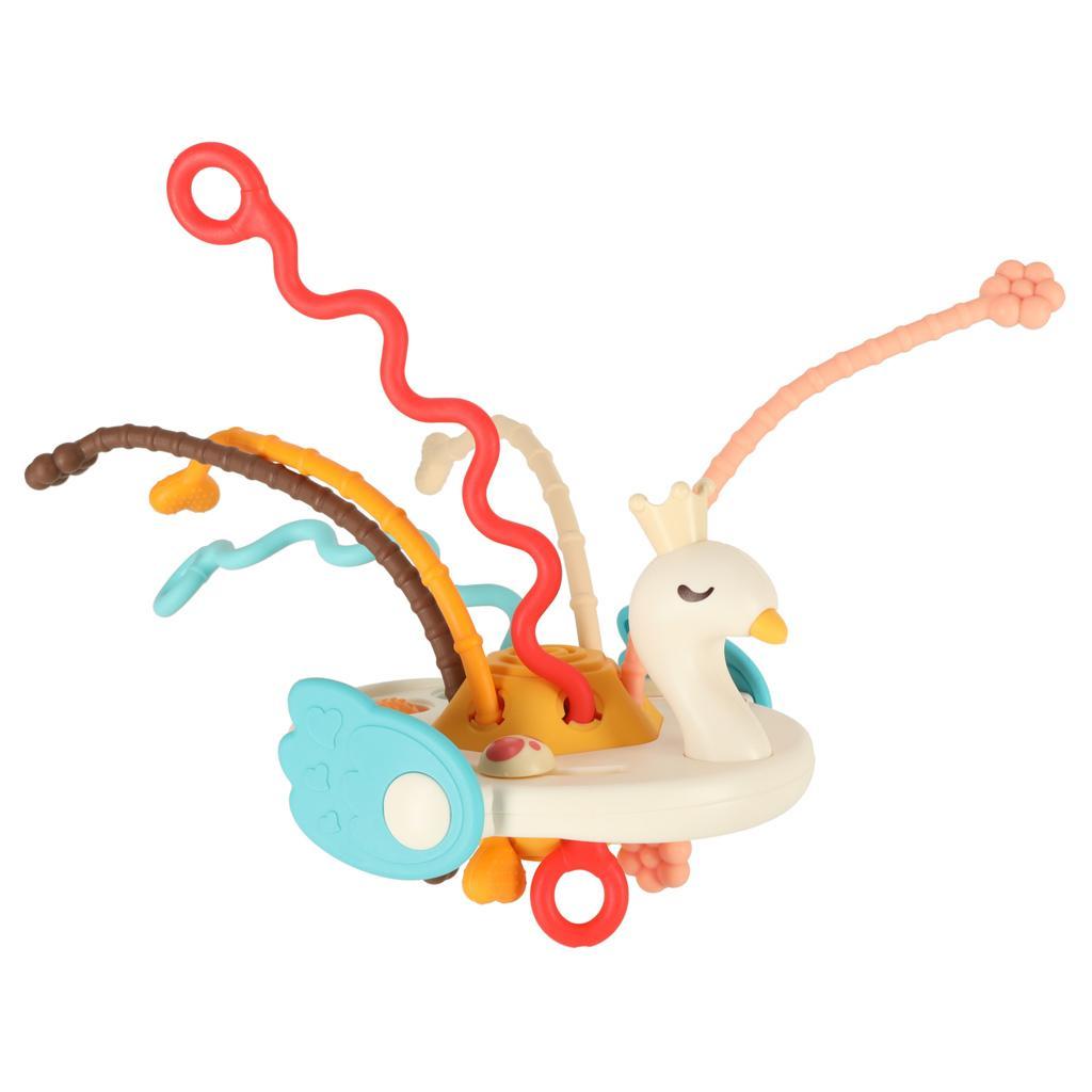 Zabawka sensoryczna gryzak Montessori dla niemowląt łabędź 1 Full Screen