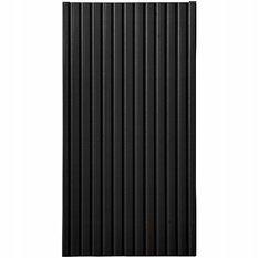 Szafka łazienkowa wisząca górna 30 cm NOVA BLACK ryflowany front drzwi czarna - Miniaturka zdjęcia nr 2