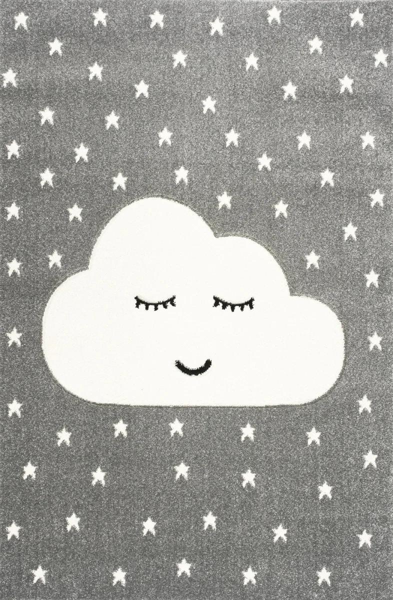 Dywan dziecięcy Happy Cloud Grey 100x150 cm do pokoju dziecięcego szary z chmurką nr. 2