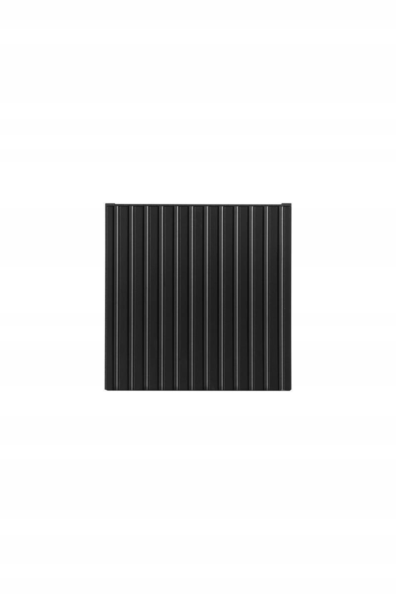 Szafka Łazienkowa kostka wisząca  NOVA BLACK 30 cm czarna Kwadrat ryflowany front do łazienki 5 Full Screen