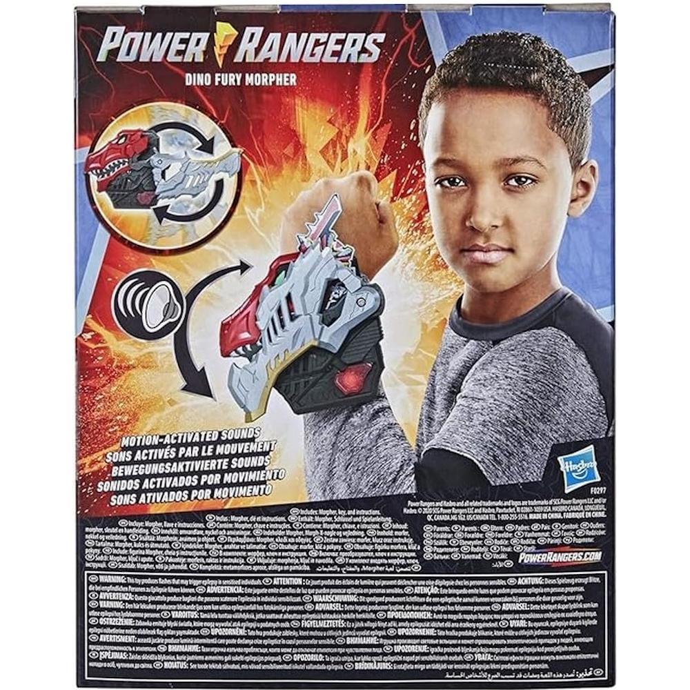 Power Rangers hasbro dinno fury morpher T-rex czerwony na rękę z efektami dla dziecka  nr. 5