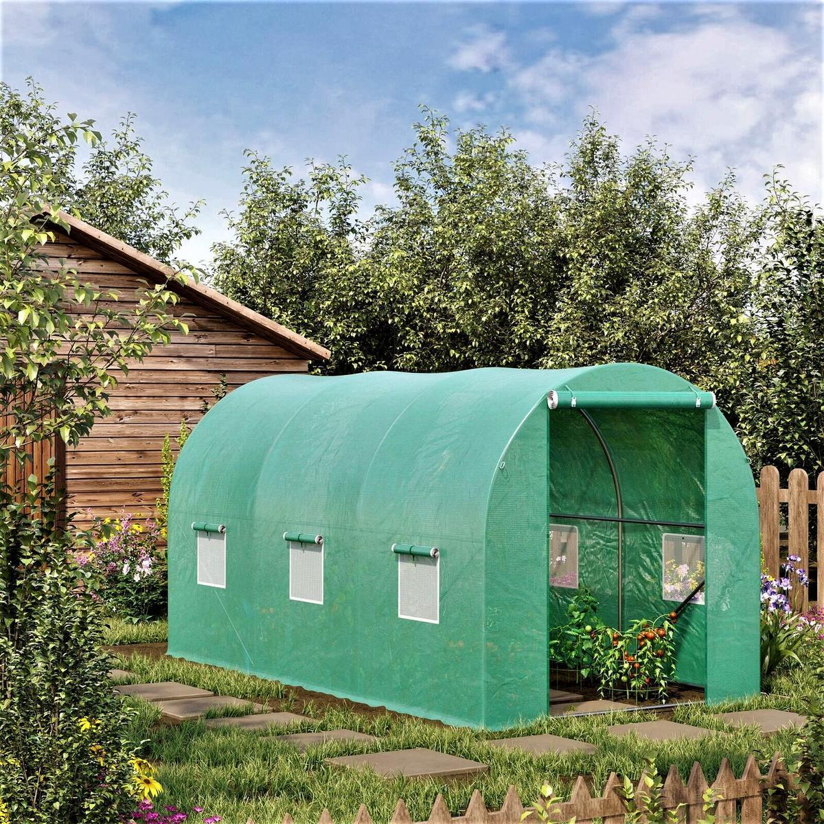 Tunel foliowy 300x200 cm szklarnia namiot ogrodowy 6M2 do ogrodu  nr. 3