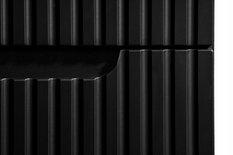 Szafka wisząca pod umywalkę NOVA BLACK 100x59x40 cm z blatem ryflowane fronty drzwi do łazienki dąb/czarny - Miniaturka zdjęcia nr 5