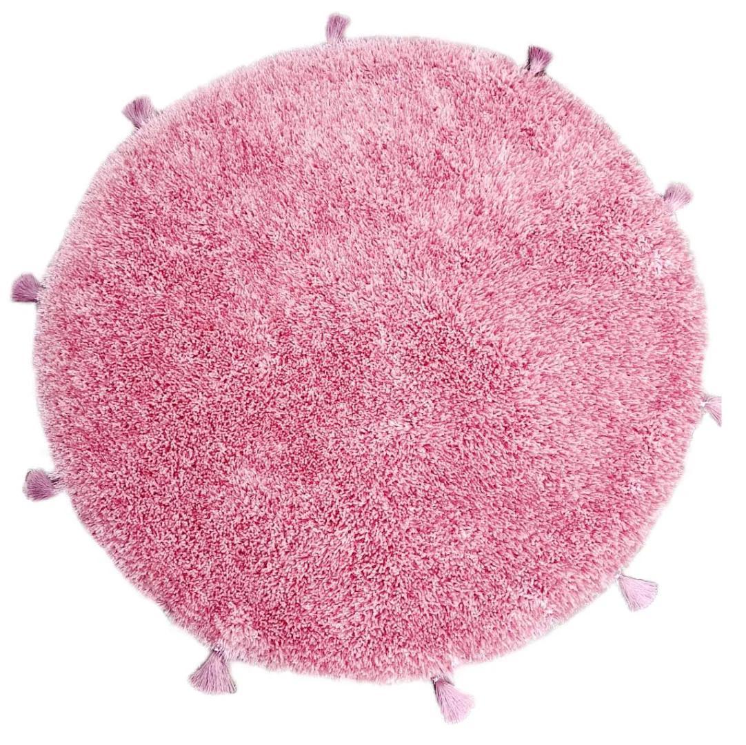 Dywan dziecięcy okrągły Dreams Pink 100 cm do pokoju dziecięcego różowy nr. 1