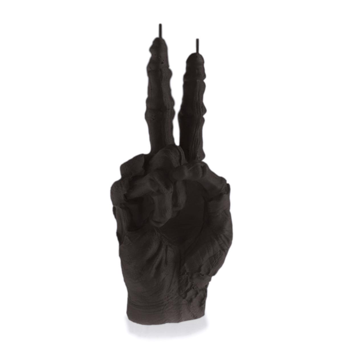 Świeca Zombie Hand PEACE Black Matt nr. 3