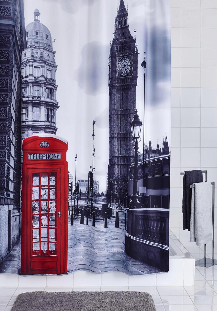 RIDDER London Zasłona do prysznica Tekstylna 1 Full Screen