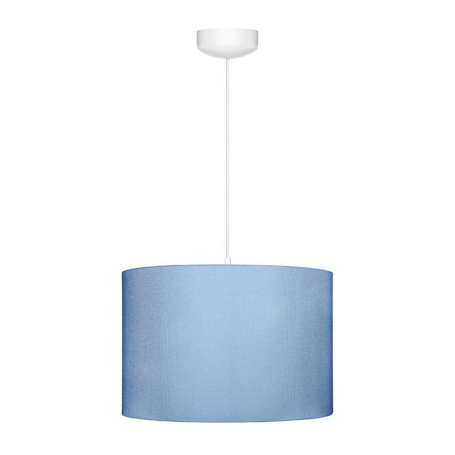 Lampa wisząca Classic 35x35x23 cm do pokoju dziecka niebieski drewno białe 0 Full Screen
