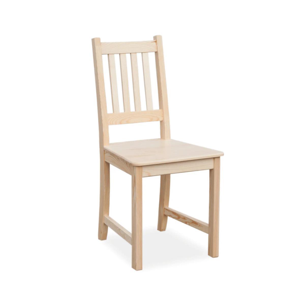 Krzesło drewniane SWC-110 49x87x62 cm do kuchni jadalni sosna naturalne 1 Full Screen