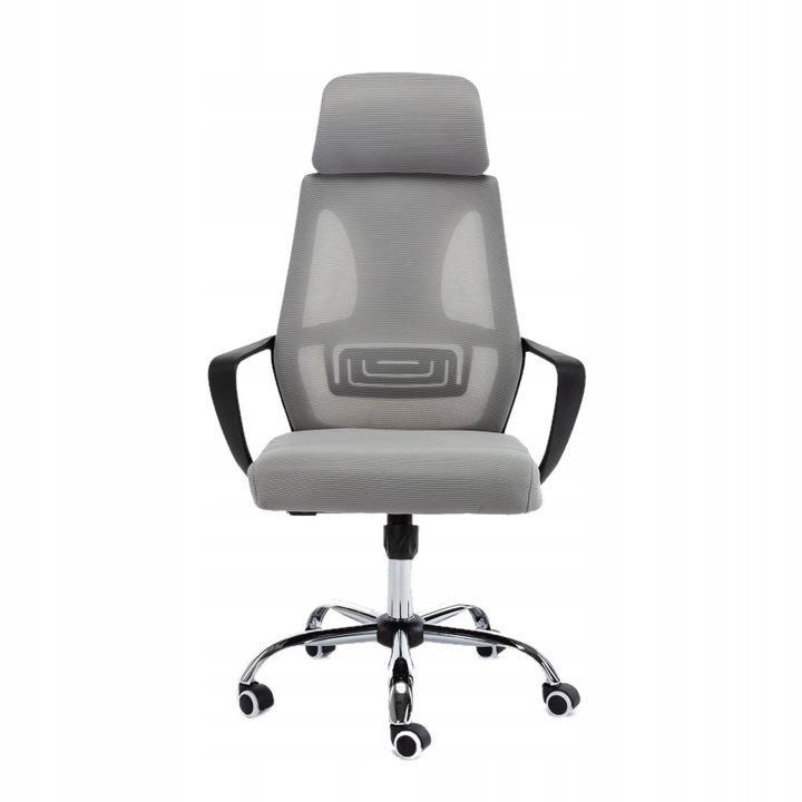 Fotel obrotowy Nigel 68x127x52 cm szary krzesło do biura  nr. 3