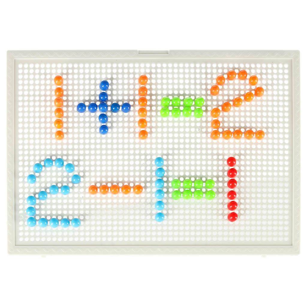 Puzzle pinezki grzybki układanka obrazkowa 296 sztuk dla dzieci kolorowe 28,5x3,5x21 cm 10 Full Screen