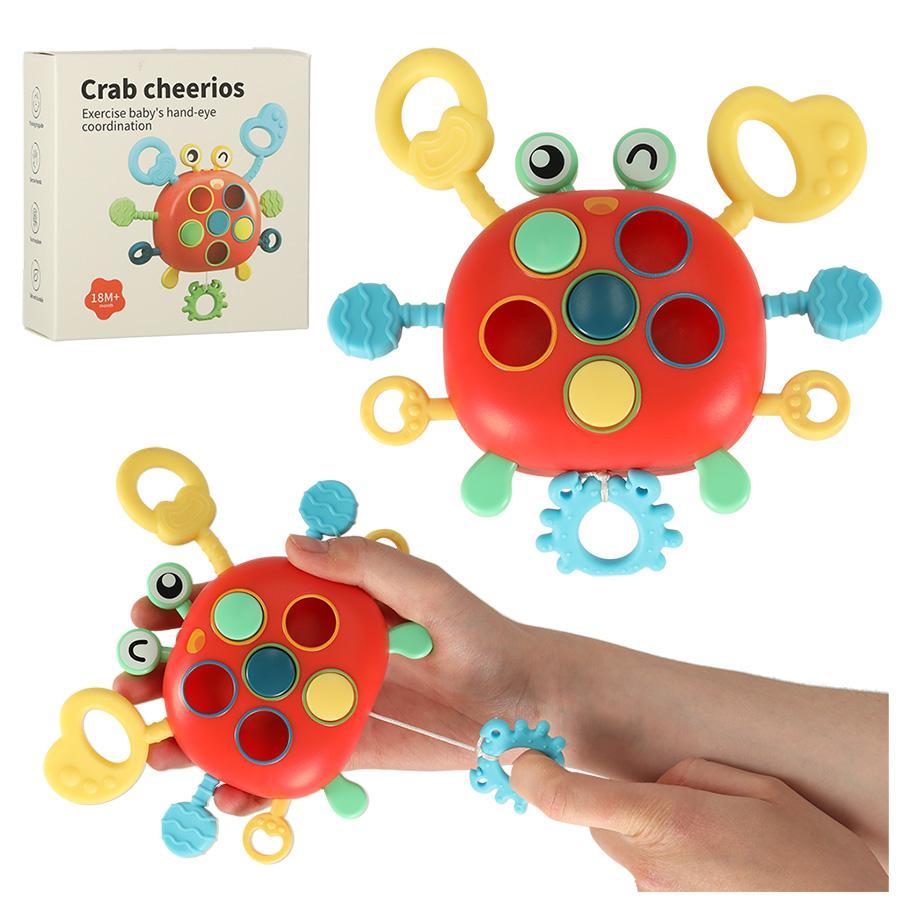 Gryzak dla dzieci zabawka sensoryczna montessori krab nr. 1