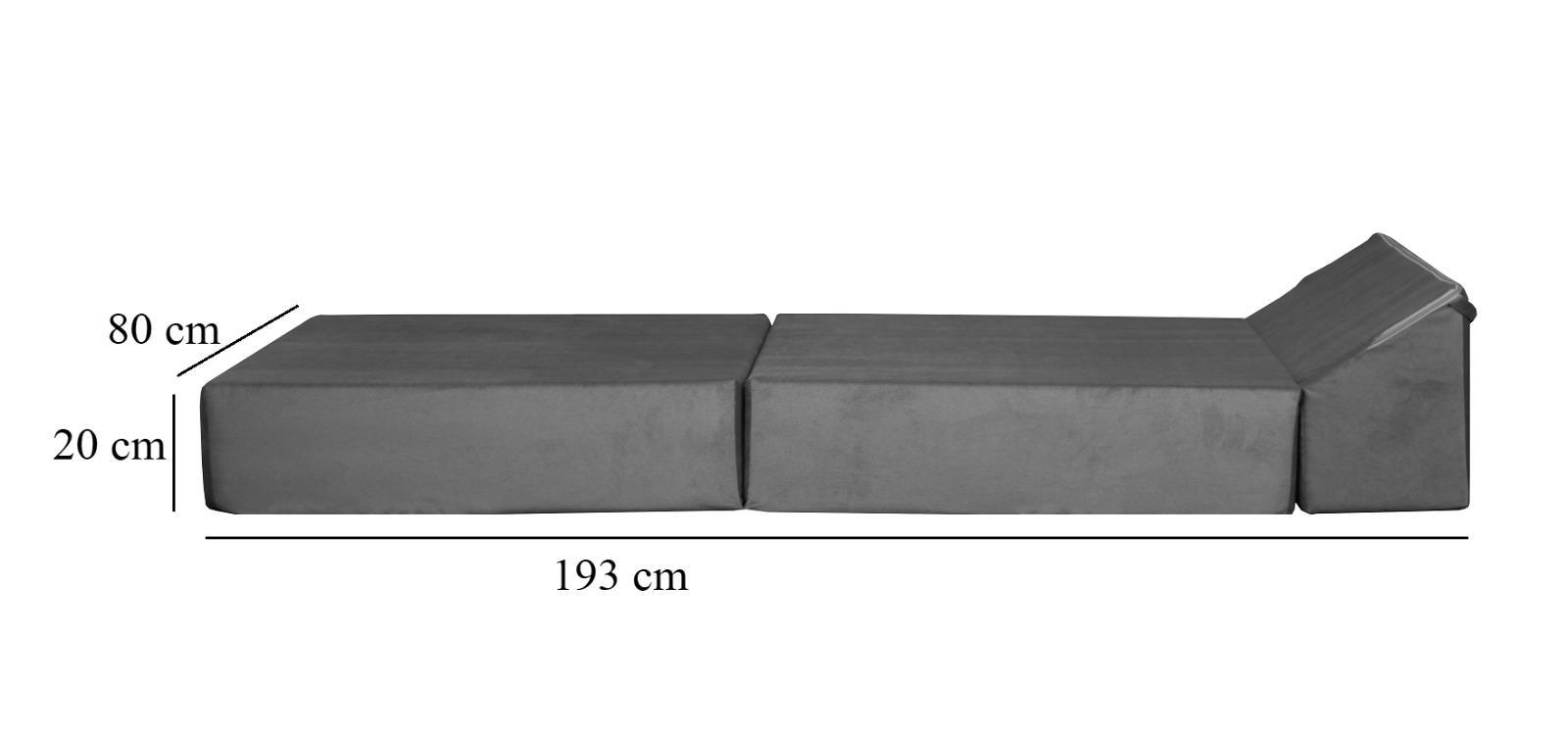 Prosty i wygodny Materac składany Paros jak sofa fotel gr.20cm! Różne warianty nr. 6