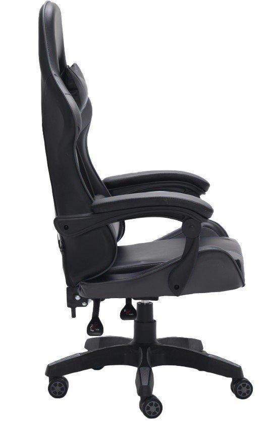 Fotel obrotowy Remus 66x115x62 cm szary krzesło do biura  nr. 4
