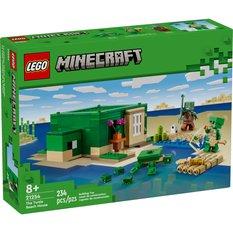 Duży zestaw klocków domek na plaży żółwi 21254 lego minecraft oryginalny dla dziecka