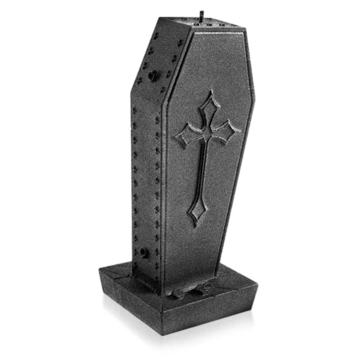 Świeca Coffin with Cross Black Metallic nr. 4