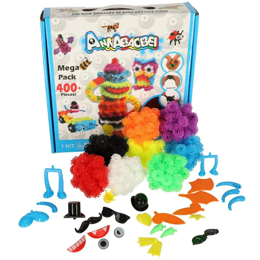 Rzepy czepy klocki kulki kolorowe kreatywne 436 elementów zabawka dla dzieci 28x6,5x28 cm 6 Full Screen