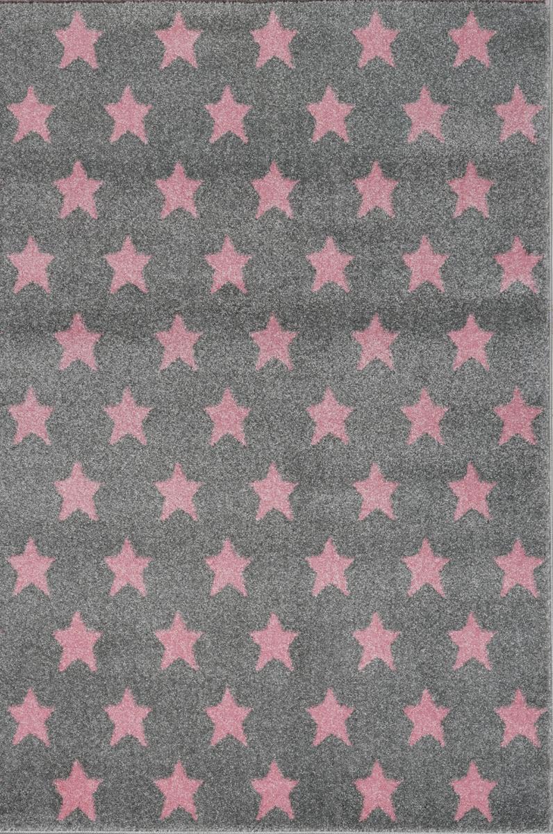 Dywan dziecięcy Star-Field Grey/Pink 160x220 cm do pokoju dziecięcego szary w gwiazdki nr. 2