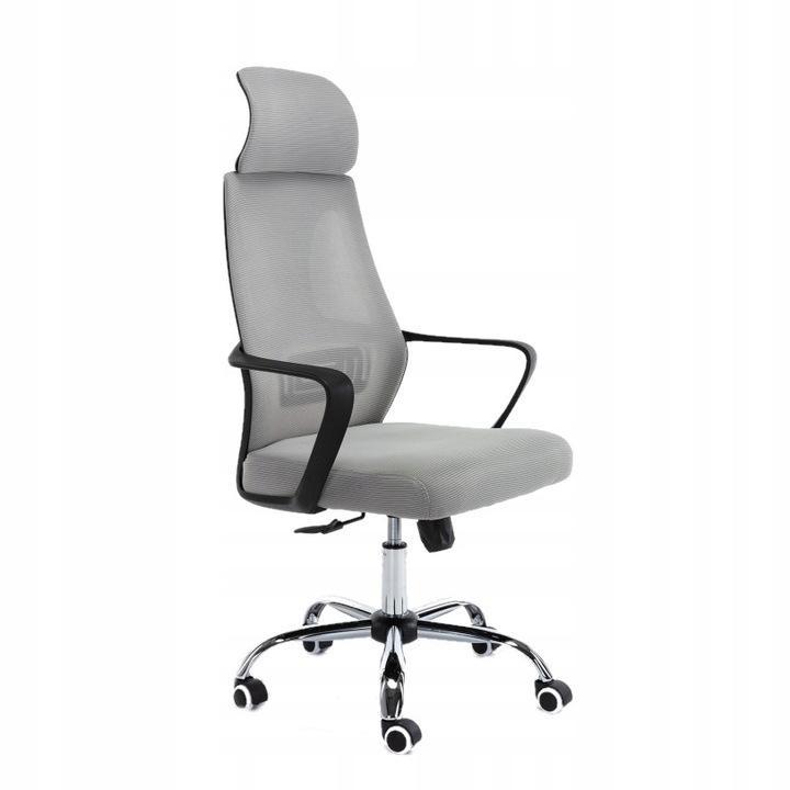Fotel obrotowy Nigel 68x127x52 cm szary krzesło do biura  nr. 2