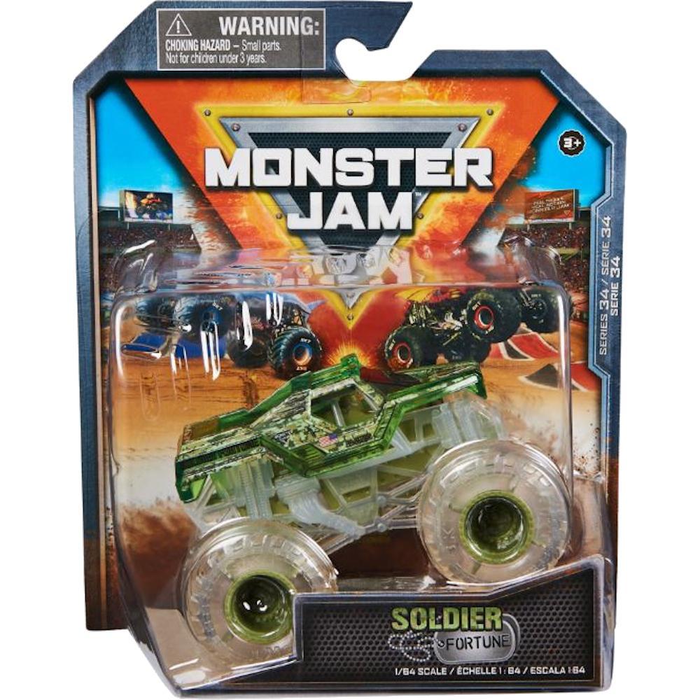 Monster Jam truck auto terenowe Spin Master seria 34 Soldier Fortune 1:64 nr. 1