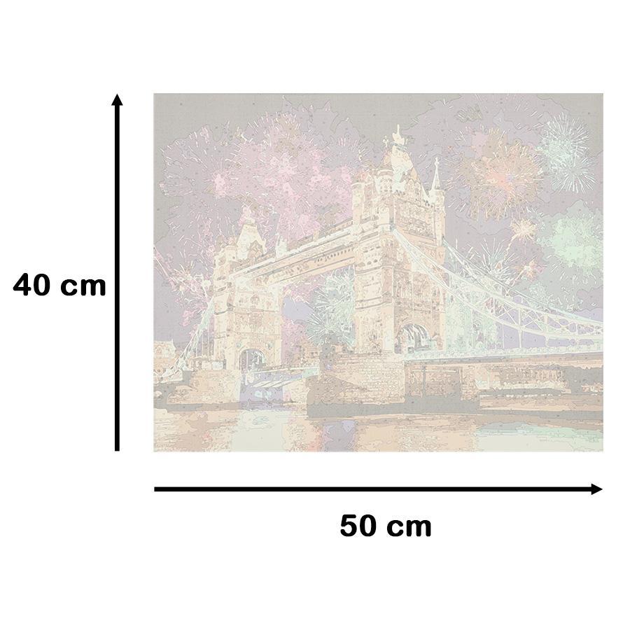 Malowanie po numerach obraz 50x40cm most nr. 2