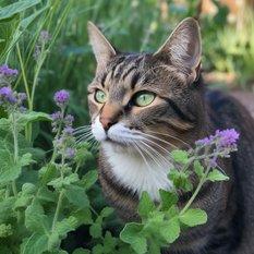 Zestaw do uprawy Kocimiętka dla kota trawa Nepeta - komplet 30 nasion doniczka podłoże - Miniaturka zdjęcia nr 3