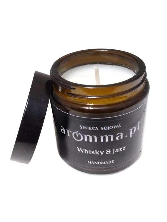 Świeca sojowa zapachowa Whisky & Jazz 120 ml - Aromma 1 Full Screen