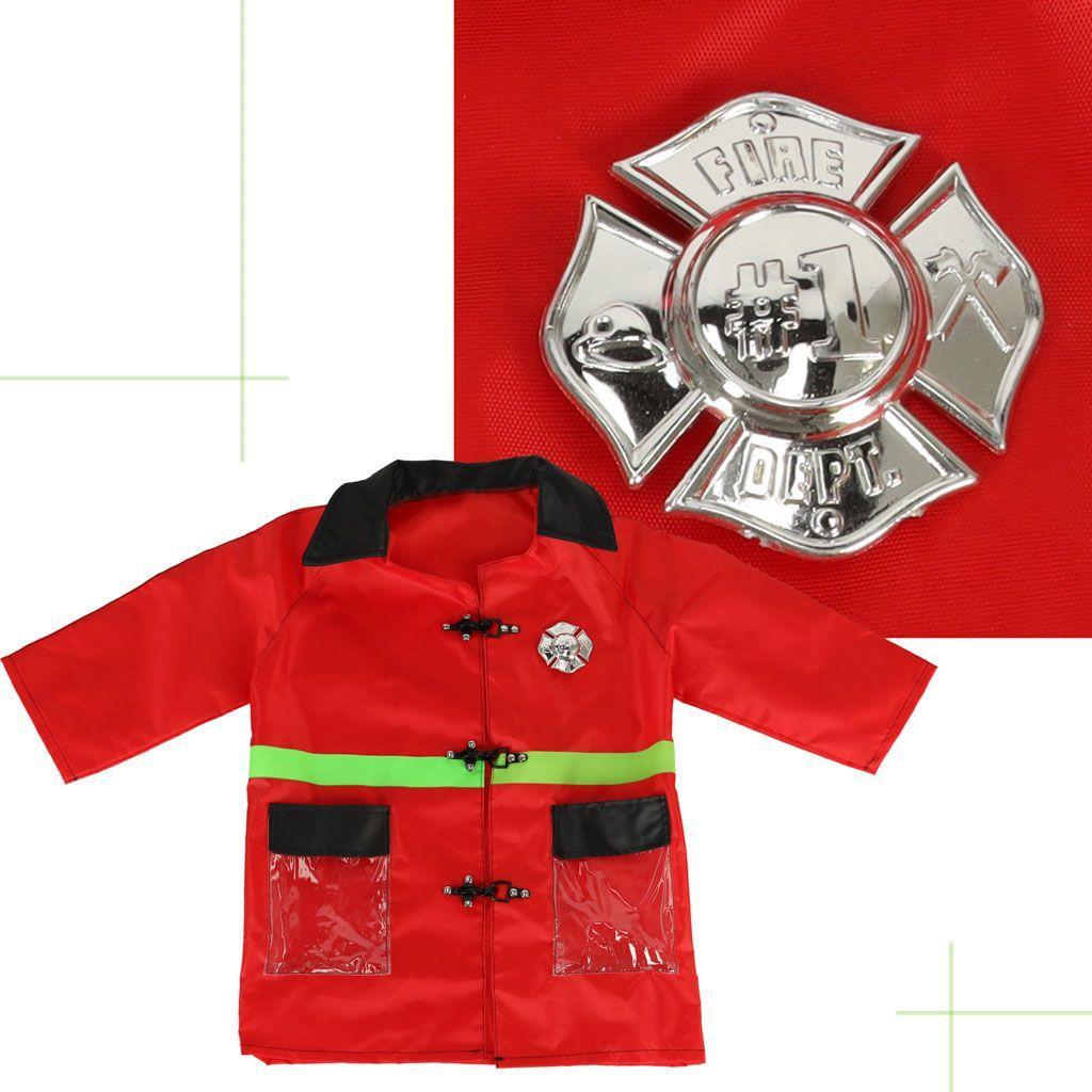 Kostium strój karnawałowy przebranie strażak walkie-talkie 3-8 lat nr. 5